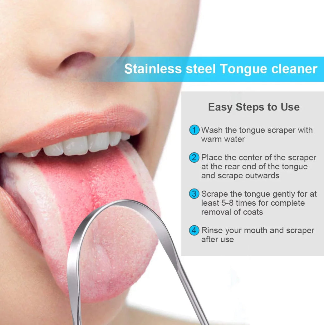Tongue Scrapers Set (3 Pcs)